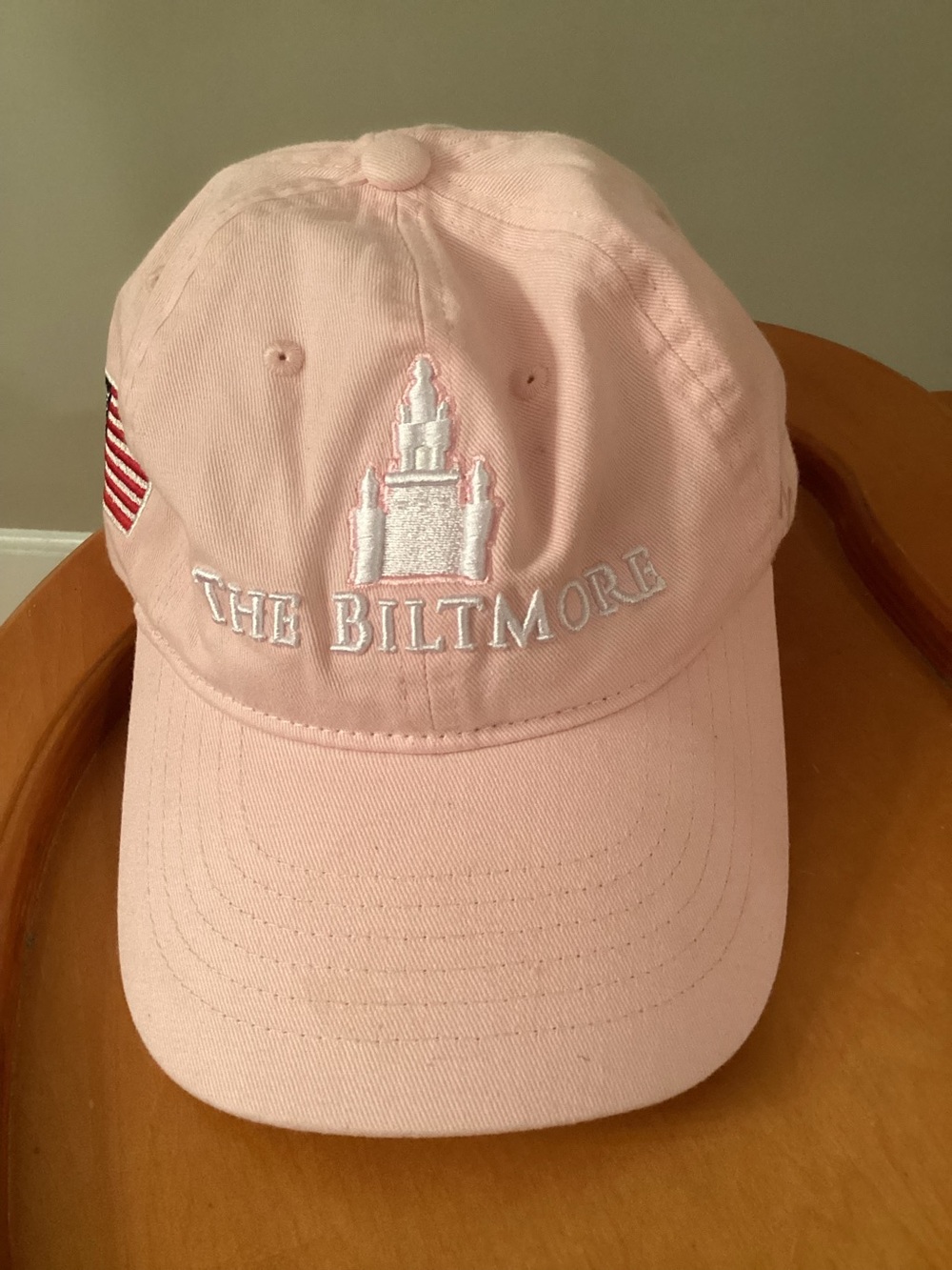 THE BILTMORE zephyr pink baseball cap